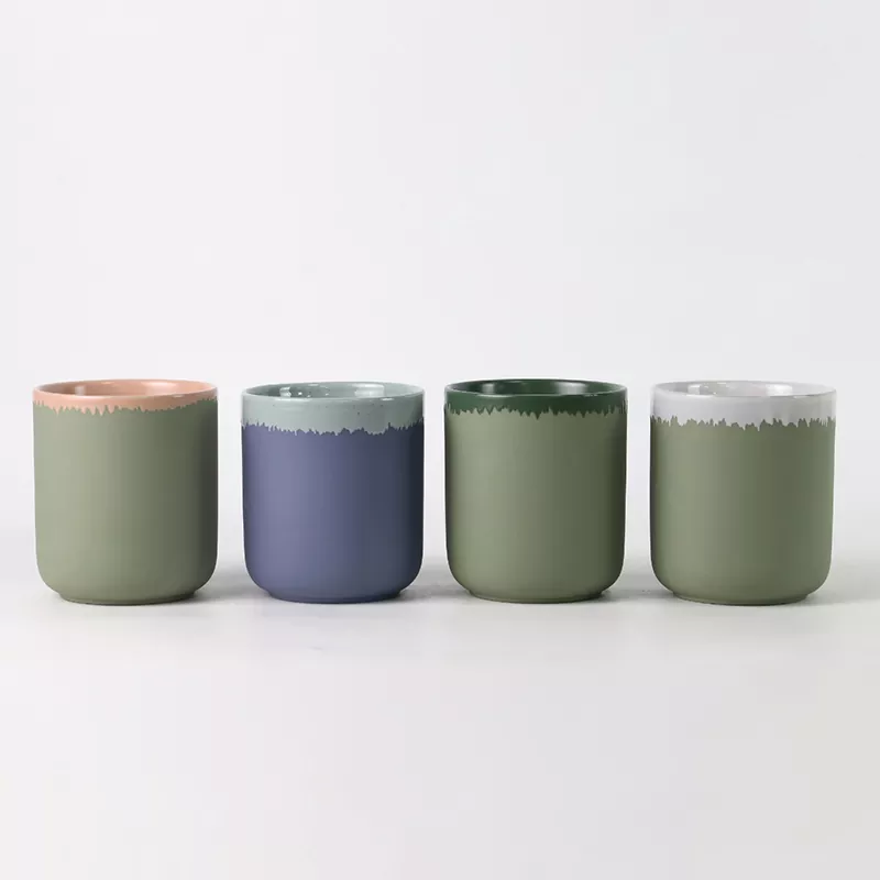 Керамічний свічник із натуральним кольором