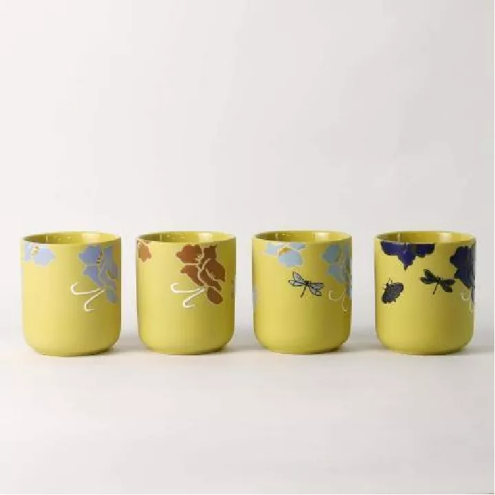 Художній підсвічник із ручним розписом із квітковим шепітом Художній підсвічник із ручним розписом із квітковим шепітом